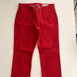 Bonobos slim straight red 30 30